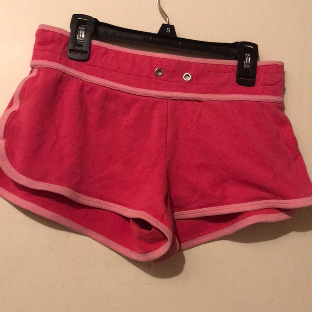 pink no boundaries short shorts.